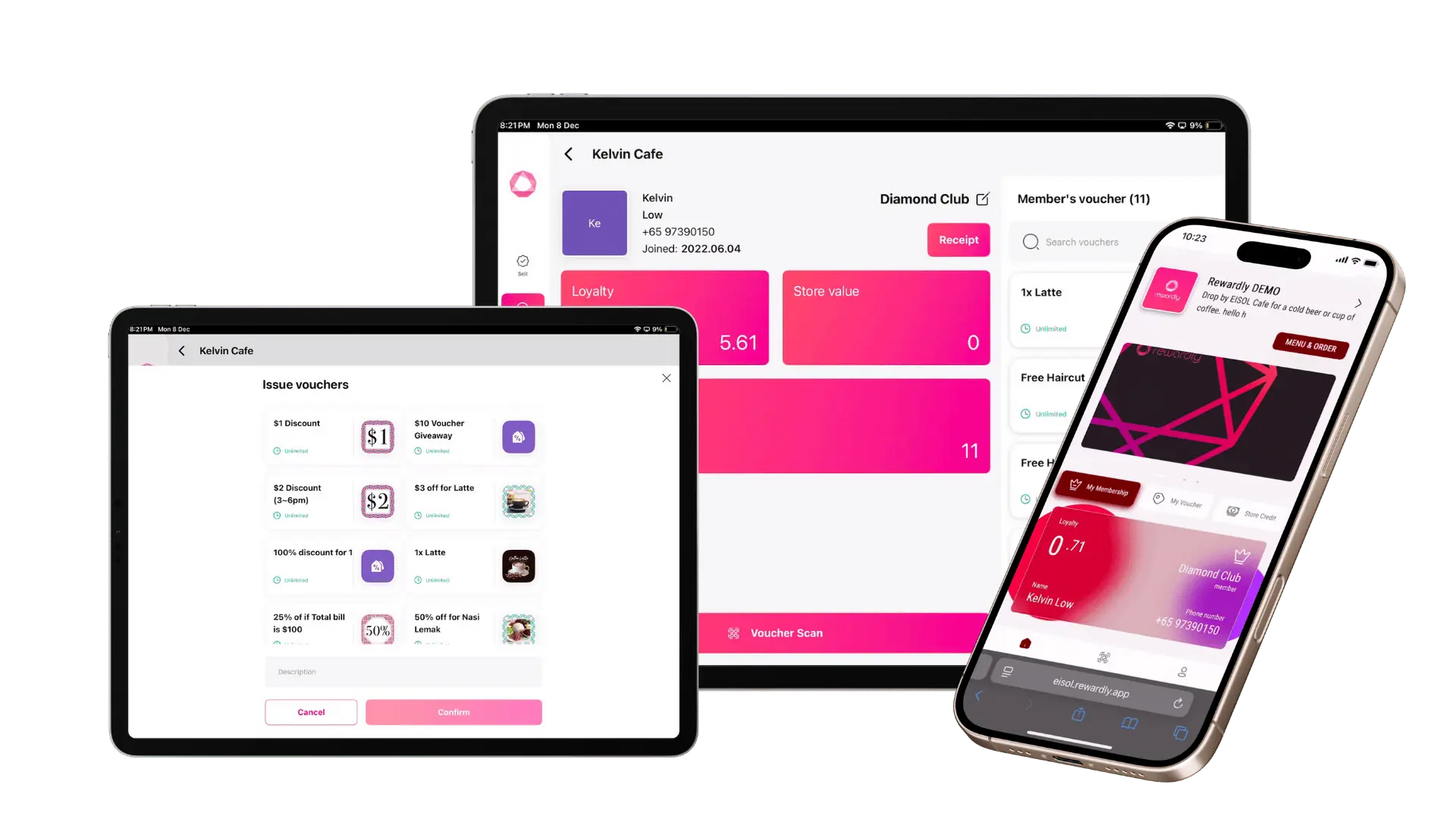 Rewardly LoyaltyOS offers the most comprehensive loyalty membership without incurring high costs to the merchants.