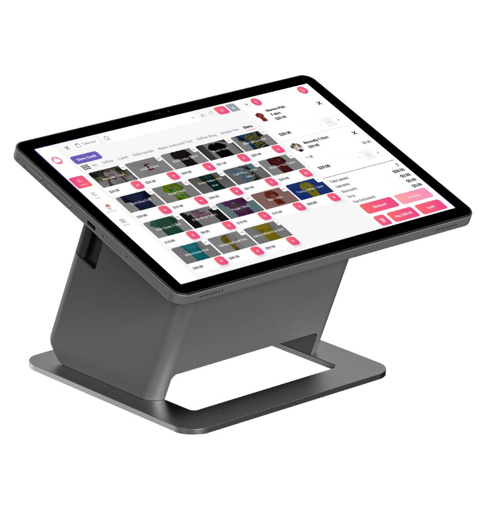 Rewardly POS on Falcon 2 tablet POS