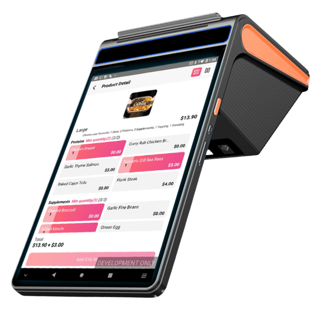Rewardly POS on P2 Hawker POS