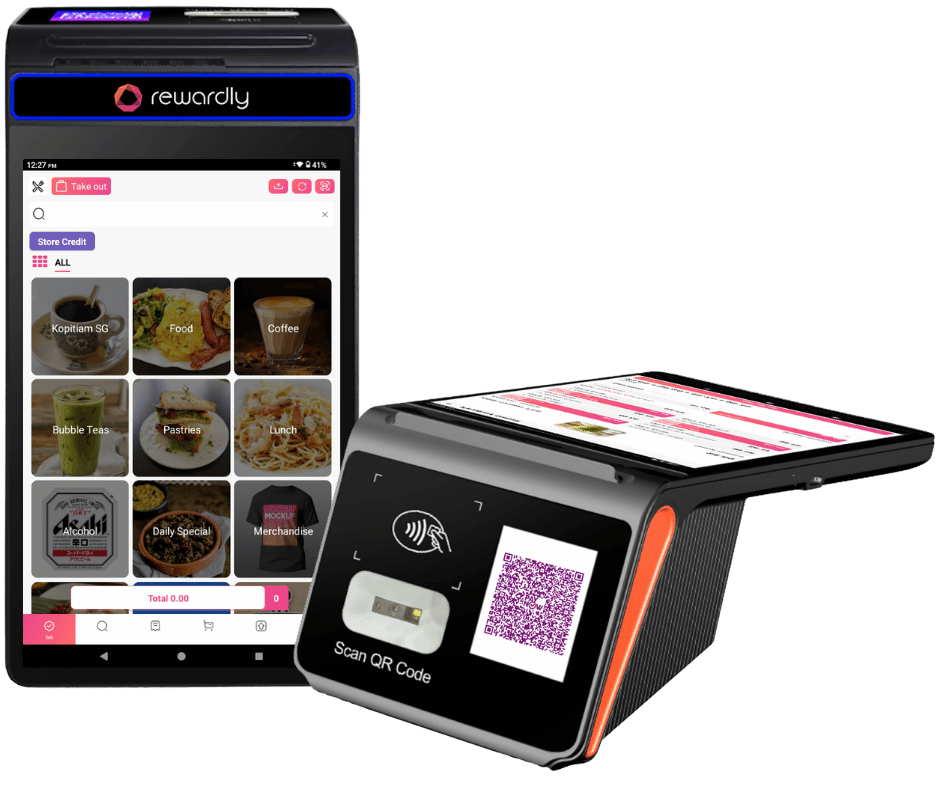 Rewardly POS on P2 Smart POS